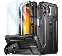 Poetic Revolution - Funda compatible con Galaxy XCover7 Pro 5G, [cubierta de cámara deslizante], [prueba de caídas de grado militar de 20 pies], cubierta de cuerpo completo resistente de doble capa a