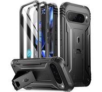 Poetic Revolution - Funda para Google Pixel 9 Pro XL 5G de 6.8 Pulgadas, Protector de Pantalla Integrado Que Funciona con identificación de Huellas Dactilares, Cuerpo Completo, Grado Militar,