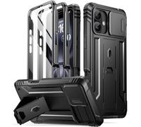Poetic Revolution - Funda para iPhone 16 Plus de 6.7 Pulgadas, [Cubierta de cámara Deslizante], Cuerpo Completo, Resistente a Prueba de Golpes, con Soporte y Protector de Pantalla Integrado, Color