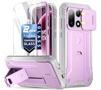 POETIC Revolution - Funda para OnePlus 15 5G [funda de cámara deslizante] [Prueba de caída de 6 metros de altura según estándar militar] Funda resistente a los golpes de cuerpo entero con soporte