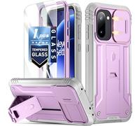 POETIC Revolution - Funda para OnePlus 15R 5G (6 metros de altura, resistente a los golpes, con función atril), color morado y gris