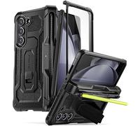 Poetic Spartan - Funda Compatible con Galaxy Z Fold 5, protección de bisagra, Soporte, protección de Grado Militar, Funda Protectora híbrida de Cuerpo Completo a Prueba de Golpes con Protector de