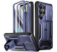 Poetic Spartan - Funda para Galaxy S25 Ultra de 6.9 Pulgadas, [Cubierta de cámara Deslizante] [Protector de Pantalla Funciona con identificación de Huellas Dactilares] Funda Resistente a Prueba de