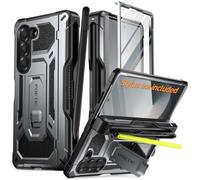 Poetic Spartan - Funda para Galaxy Z Fold 6, protección de bisagra, Soporte, Compatible con Fold 3/4/5/6 S Pen, Funda Protectora Resistente de Cuerpo Completo con Soporte para lápices, Protector de