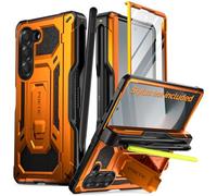 Poetic Spartan - Funda para Galaxy Z Fold 6, protección de bisagra, soporte, compatible con Fold 3/4/5/6 S Pen, funda protectora resistente de cuerpo completo con soporte para lápices, protector de