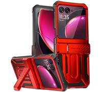 Poetic Spartan - Funda para Motorola Moto Razr + Plus 2023, [función atril] [protección de bisagra] [prueba de caídas de grado militar de 20 pies], funda protectora resistente a prueba de golpes con