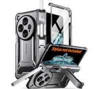 Poetic Spartan - Funda para OnePlus Open/Oppo Find N3, protección de bisagra, soporte, soporte para bolígrafo Oppo, cubierta protectora resistente de cuerpo completo, protector de pantalla integrado
