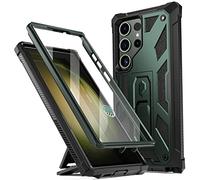 Poetic Spartan - Funda para Samsung Galaxy S23 Ultra 5G de 6.8 Pulgadas, Protector de Pantalla Integrado Que Funciona con identificación de Huellas Dactilares, Funda Protectora Resistente a Prueba de