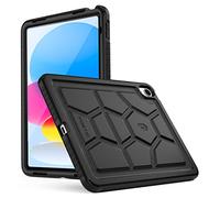 Poetic TurtleSkin Case for New iPad (A16) 11th / 10th Generation (2025/2022), Heavy Duty Shockproof Kids Friendly Silicone Case Cover, Only Compatible with New iPad 11/10.9 Inch, Black