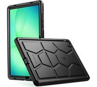 Poetic TurtleSkin Funda para Samsung Galaxy Tab A11 Plus + 11 Pulgadas (2025), Funda de Silicona Resistente a Golpes y Apta para Niños con Protección de Caída, Negro