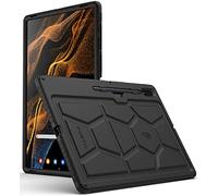 Poetic TurtleSkin - Funda diseñada para Samsung Galaxy Tab S8 Ultra de 14.6 pulgadas 2022, resistente a los golpes, resistente a los golpes, funda de silicona con protección contra caídas, color negro