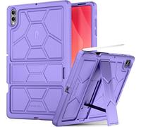 Poetic TurtleSkin - Funda para Samsung Galaxy Tab S11 Ultra (2025) de 14,6 pulgadas con función atril y soporte S Pen, funda de silicona resistente a los golpes y apta para niños, color morado