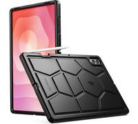 Poetic TurtleSkin - Funda para Samsung Galaxy Tab S11 Ultra (versión 2025) de 14.6 Pulgadas con Soporte para bolígrafo S, Resistente a los Golpes, Funda Protectora de Silicona para niños, Color Negro