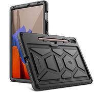 Poetic TurtleSkin Series - Funda para tablet Samsung Galaxy Tab S7 (versión 2020) / S8 (versión 2022) de 11 pulgadas con soporte para bolígrafo S, resistente a los golpes, funda protectora de silicona