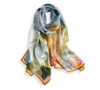 PoeticEHome Pañuelo Largo de Seda 100% Mulberry 170x53cm - Chal Suave y Ligero para Mujer, Ideal para Cuello, Cabello y Cabeza - Caja de Regalo