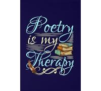Poetry Is My Therapy Composition Notebook: Journal Diary ,Blank Lined, 6x9 inch 110 pages