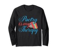 Poetry Is My Therapy Poema Poeta Regalo Manga Larga