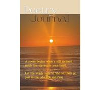 Poetry Journal: A simple poetry notebook with blank, lined pages to write your own poetry