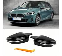 POETRYXIAO Auto Rückspiegel Abdeckung Kompatibel mit B-MW G20 G21 G28 G22 G23 G30 G38 G11 G12 G15 G16 Nur Modell mit Linkem Ruder, Geeignet für Tuning (Black)