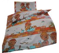 Pötter Baby - Juego de cama de franela (3 piezas, 100 x 135 cm) Teddy Maurer. Talla:100 x 135 cm