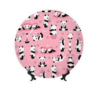 POEZJZW 1 plato decorativo de porcelana de hueso, para manualidades, decoración perfecta para el hogar, oficina y cafetería, 6 pulgadas