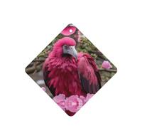 Poezjzw 4 piezas con diseño de águila dorada roja con aroma a lavanda para coche, fragancia cuadrada para colgar se aplica a zapatos de armario