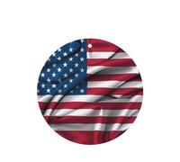 Poezjzw 4 piezas con diseño de bandera americana, aroma de lavanda, aroma de coche, forma redonda, fragancia colgante que se aplica a zapatos de armario