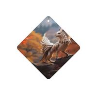 Poezjzw 4 piezas con diseño de bestias extrañas, aroma de lavanda, aroma de coche, fragancia cuadrada para colgar se aplica a zapatos de armario