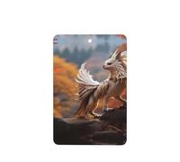 Poezjzw 4 piezas con diseño de bestias extrañas, aroma de lavanda, aroma de coche, rectangular, para colgar en el armario y zapatos