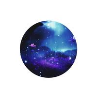 Poezjzw 4 piezas con diseño de flores y estrellas, aroma de lavanda, aroma de coche, forma redonda, para colgar en el armario y zapatos