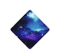Poezjzw 4 piezas con diseño de flores y estrellas, aroma de lavanda, aroma de coche, fragancia cuadrada para colgar se aplica a zapatos de armario