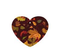 Poezjzw 4 piezas con diseño de hojas de otoño y otoño, aroma de lavanda, aroma de coche, forma de corazón, fragancia colgante que se aplica a los zapatos del armario