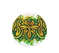 Poezjzw 4 piezas con diseño de nudo extraño, aroma de lavanda, aroma de coche, forma redonda, fragancia colgante que se aplica a zapatos de armario