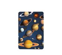 Poezjzw 4 piezas con diseño de planetas del sistema solar, aroma de lavanda, aroma de coche, rectangular, para colgar en el armario y zapatos