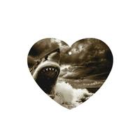 Poezjzw 4 piezas con diseño de tiburón en el mar, aroma de lavanda, aroma de coche, en forma de corazón, fragancia para colgar se aplica a zapatos de armario