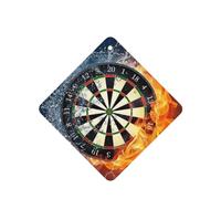 Poezjzw 4 piezas con patrón de tablero de dardos con aroma a lavanda para coche, fragancia cuadrada para colgar se aplica a zapatos de armario