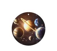 Poezjzw 4 piezas de aroma de lavanda con diseño de planeta espacial, aroma de coche, forma redonda, fragancia colgante que se aplica a zapatos de armario