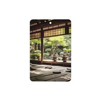 Poezjzw 4 piezas de Buscando un lugar de pureza patrón de lavanda aroma de coche rectangular colgante fragancia se aplica a zapatos de armario