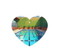 Poezjzw 4 piezas de flamenco y piscina, aroma de lavanda, aroma de coche, forma de corazón, fragancia colgante se aplica a zapatos de armario