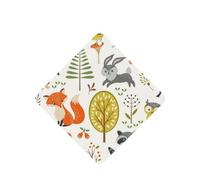 Poezjzw 4 piezas de fragancia cuadrada para colgar en el armario con diseño de animales del bosque, aroma de lavanda, se aplica a zapatos de armario