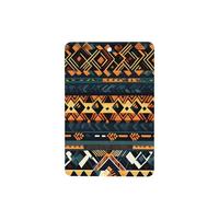 Poezjzw 4 piezas de textura étnica tribal africana con aroma a lavanda, aroma de coche, rectangular, fragancia para colgar se aplica a zapatos de armario