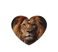 Poezjzw 4 piezas de The Lion'S Gaze Patrón Lavanda Aroma Coche Forma de Corazón Fragancia Colgante se aplica a los zapatos del armario