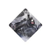 Poezjzw 4 piezas de tren de vapor con patrón de nubes con aroma a lavanda, aroma de coche, fragancia cuadrada para colgar se aplica a zapatos de armario