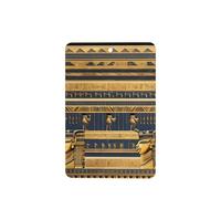 Poezjzw 4 piezas faraónico egipcio con patrón de frescos, aroma de lavanda, fragancia rectangular para colgar en el armario