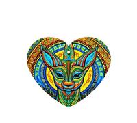 Poezjzw 6 piezas con diseño de estatua de reno, aroma de lavanda, aroma de coche, forma de corazón, fragancia colgante que se aplica a los zapatos del armario