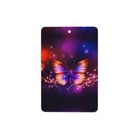 Poezjzw 6 piezas con diseño de estrella y mariposa, aroma de lavanda, aroma de coche, rectangular, fragancia para colgar se aplica a zapatos de armario
