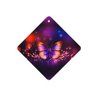 Poezjzw 6 piezas con diseño de mariposa y estrella con aroma a lavanda, aroma de coche, fragancia cuadrada para colgar se aplica a zapatos de armario