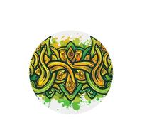 Poezjzw 6 piezas con diseño de nudo extraño, aroma de lavanda, aroma de coche, forma redonda, fragancia colgante que se aplica a zapatos de armario