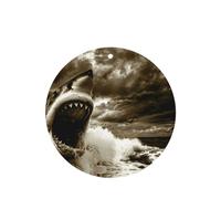 Poezjzw 6 piezas con diseño de tiburón en el mar, aroma de lavanda, aroma de coche, forma redonda, fragancia colgante que se aplica a los zapatos del armario