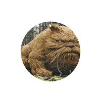 Poezjzw 6 piezas de aroma de monstruo extraño con aroma a lavanda, aroma de coche, forma redonda, para colgar fragancias que se aplican a los zapatos del